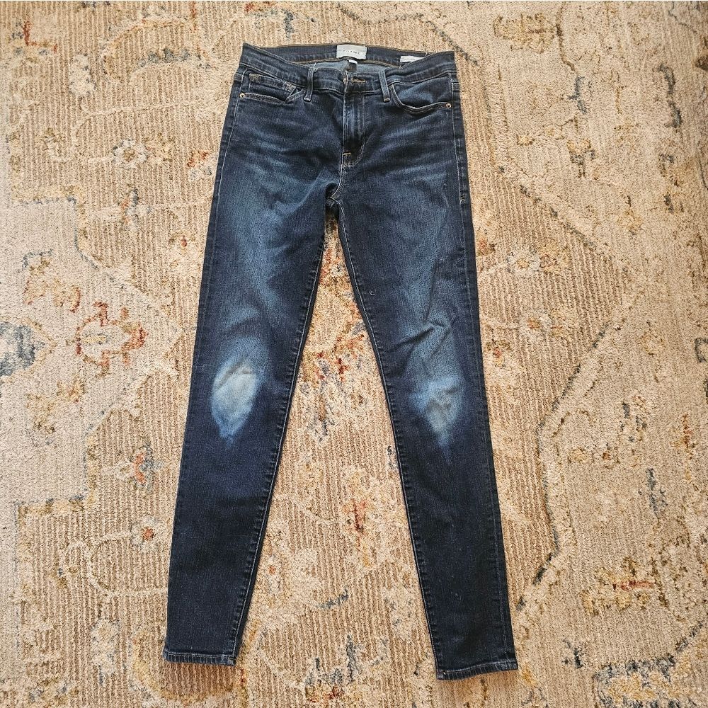 Frame Skinny Jeans, Sz 27 With 28" Inseam
